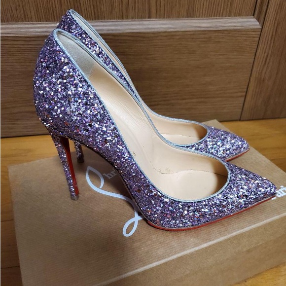 Christian Louboutin glitter Pigalle Follies 100 - Picture 2 of 6